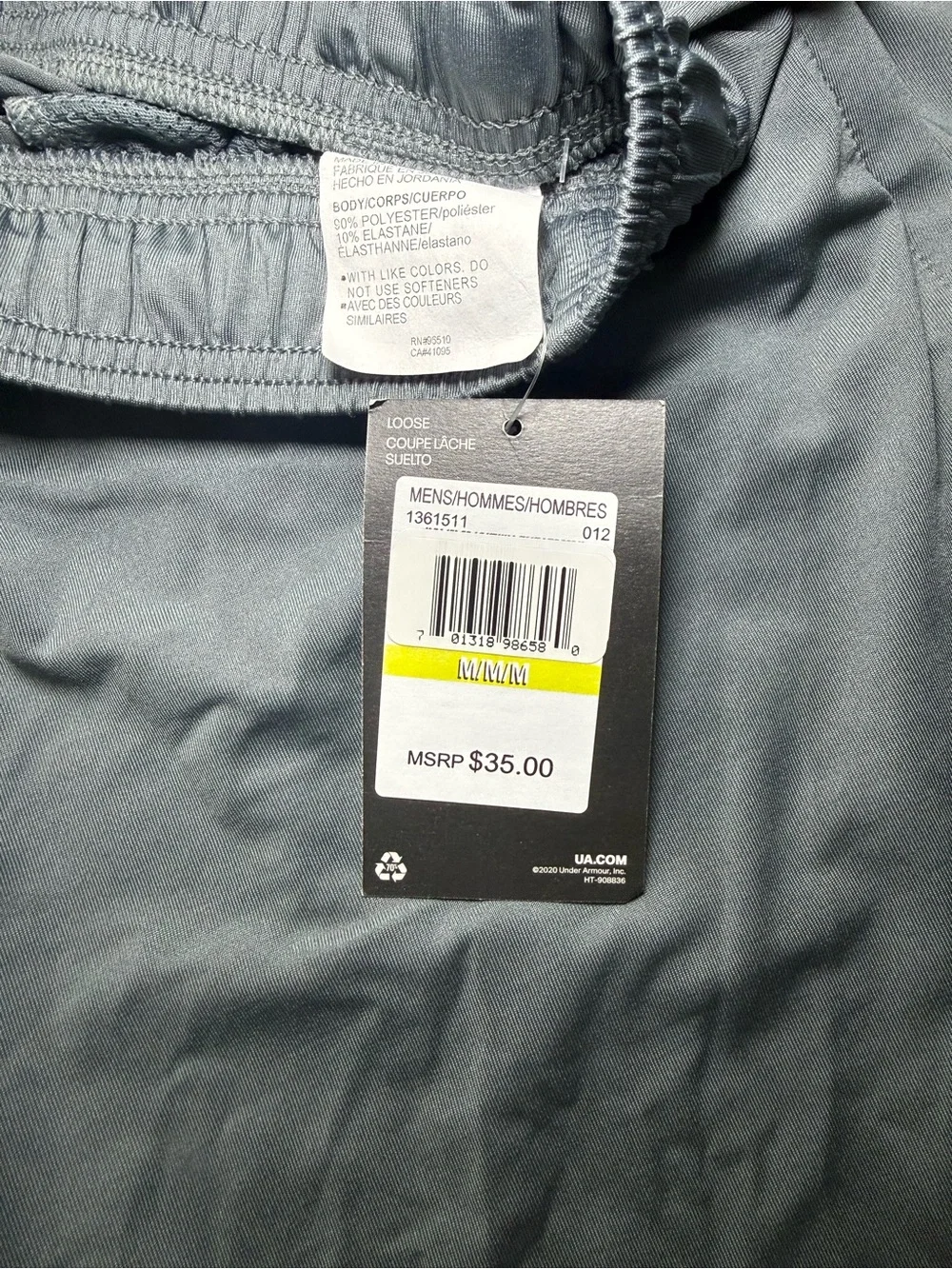 Under Armour Men’s Athletic Shorts — Sky Gray